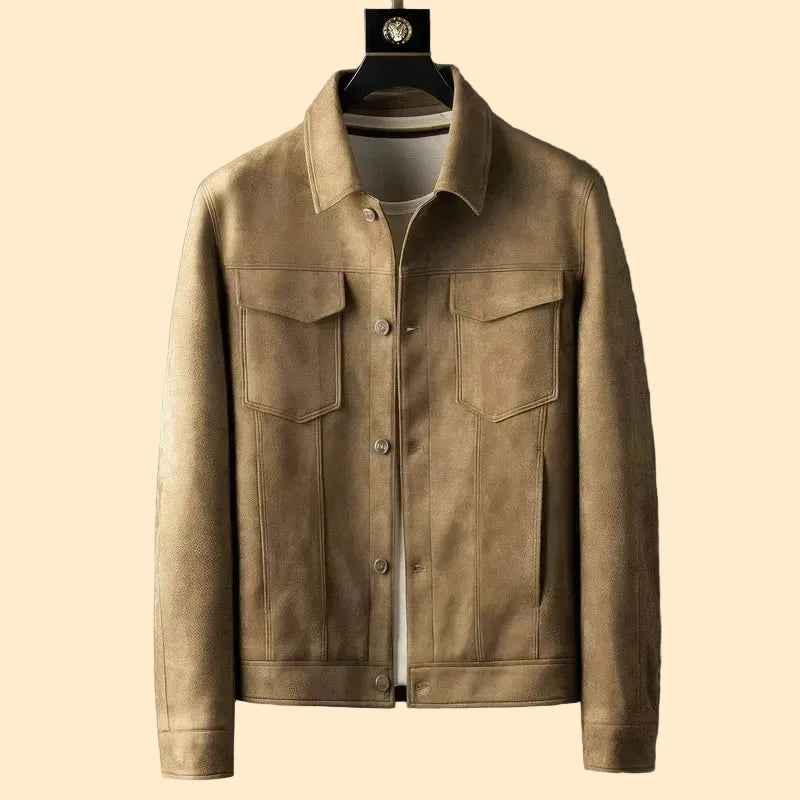Street Casual Leather-Look Jacket