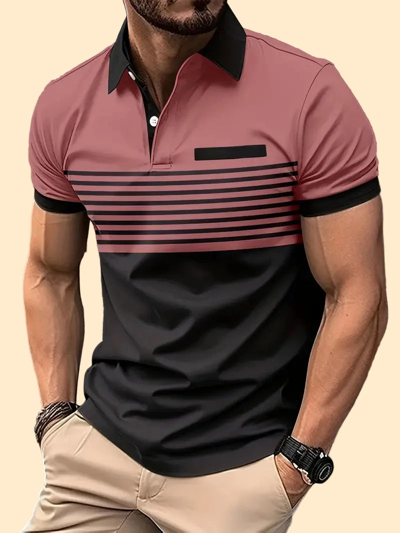 Sporty Muscle Fit Polo