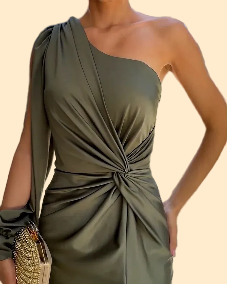 Gala Dress Asymmetrical One-Shoulder Dress