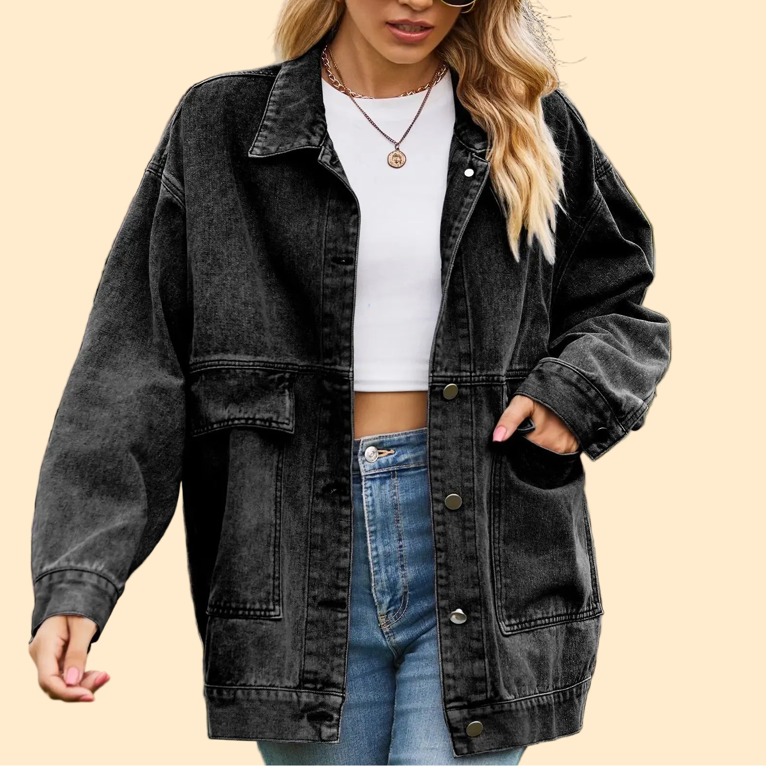Oversized Spijkerjas met Streetstyle Flair