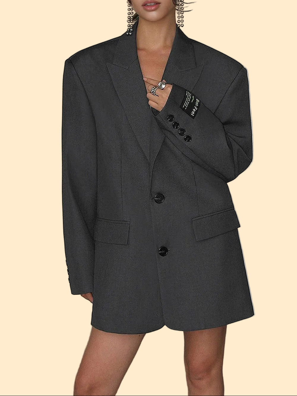 Oversized Blazer Jurk
