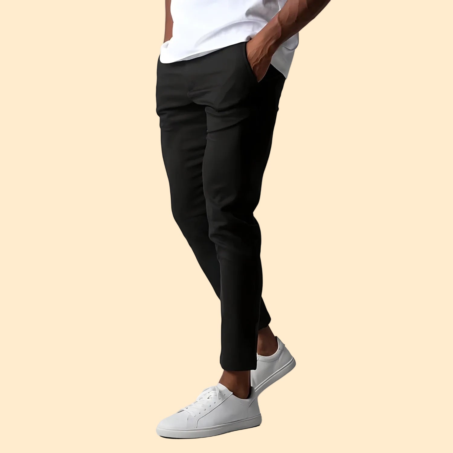 Wrinkle-Free Modern Mobility Trousers