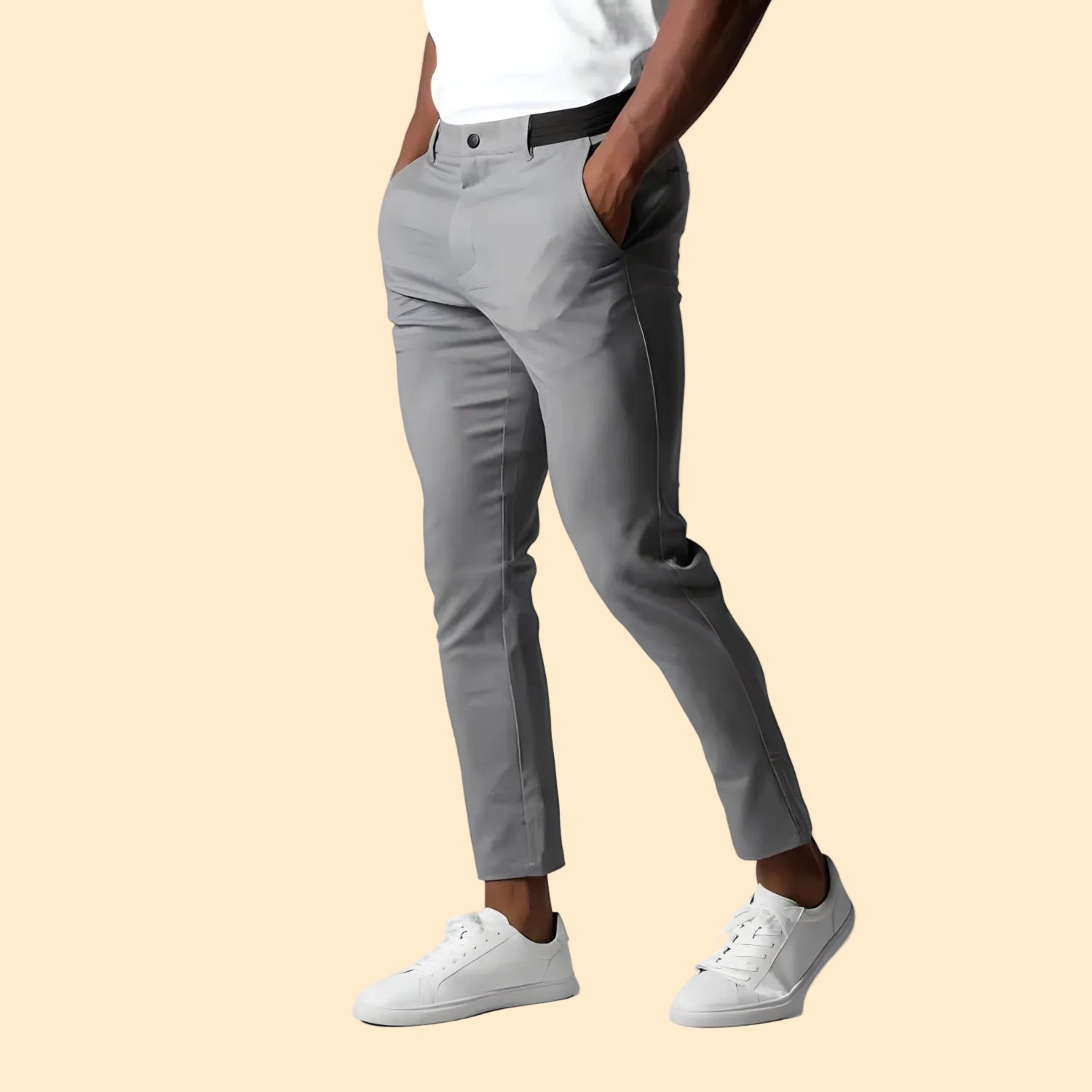 Wrinkle-Free Modern Mobility Trousers