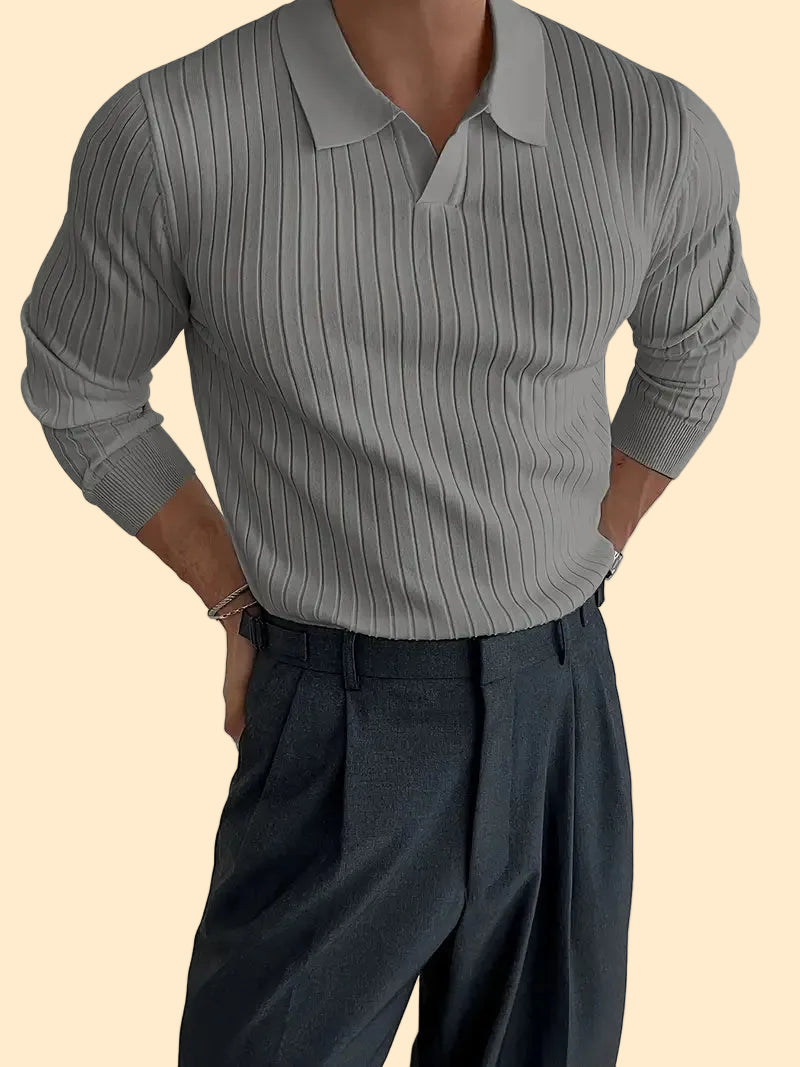 Muscle Fit Knit Sweater