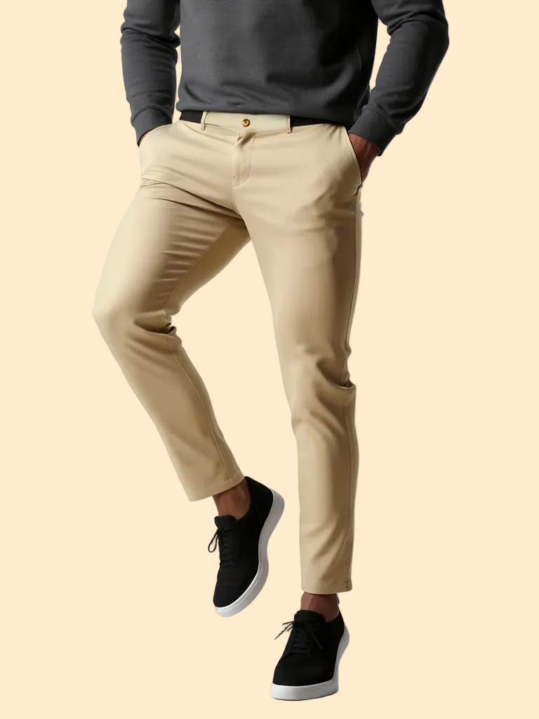 Wrinkle-Free Modern Mobility Trousers