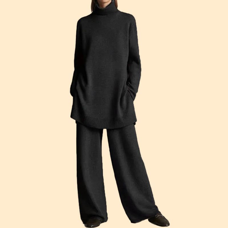 Comfortabele Oversized Dames Set met Loose Fit Loungebroek
