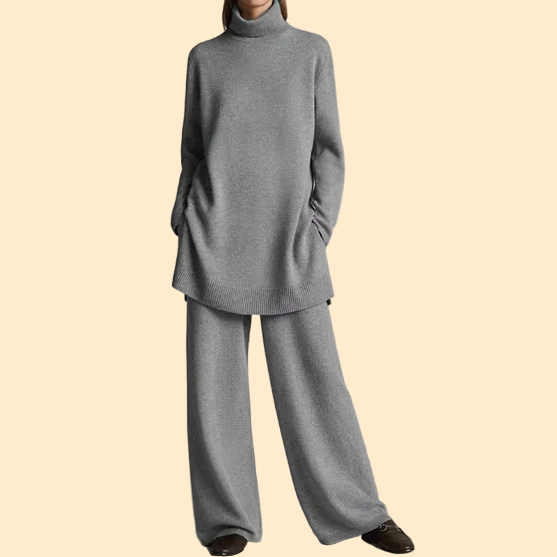 Comfortabele Oversized Dames Set met Loose Fit Loungebroek