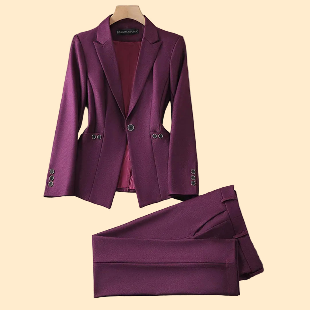 Elegante blazer en broek set