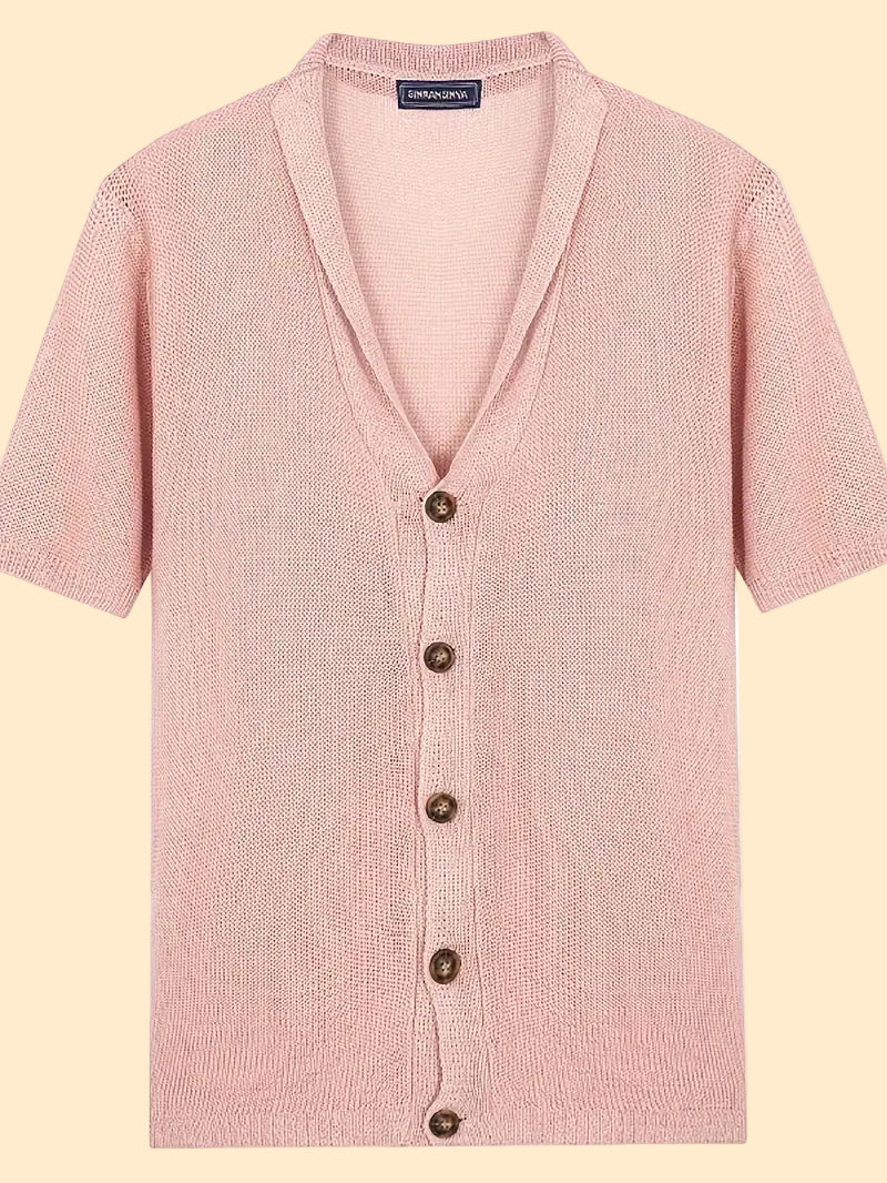 Casual Knitted Buttoned Shirt