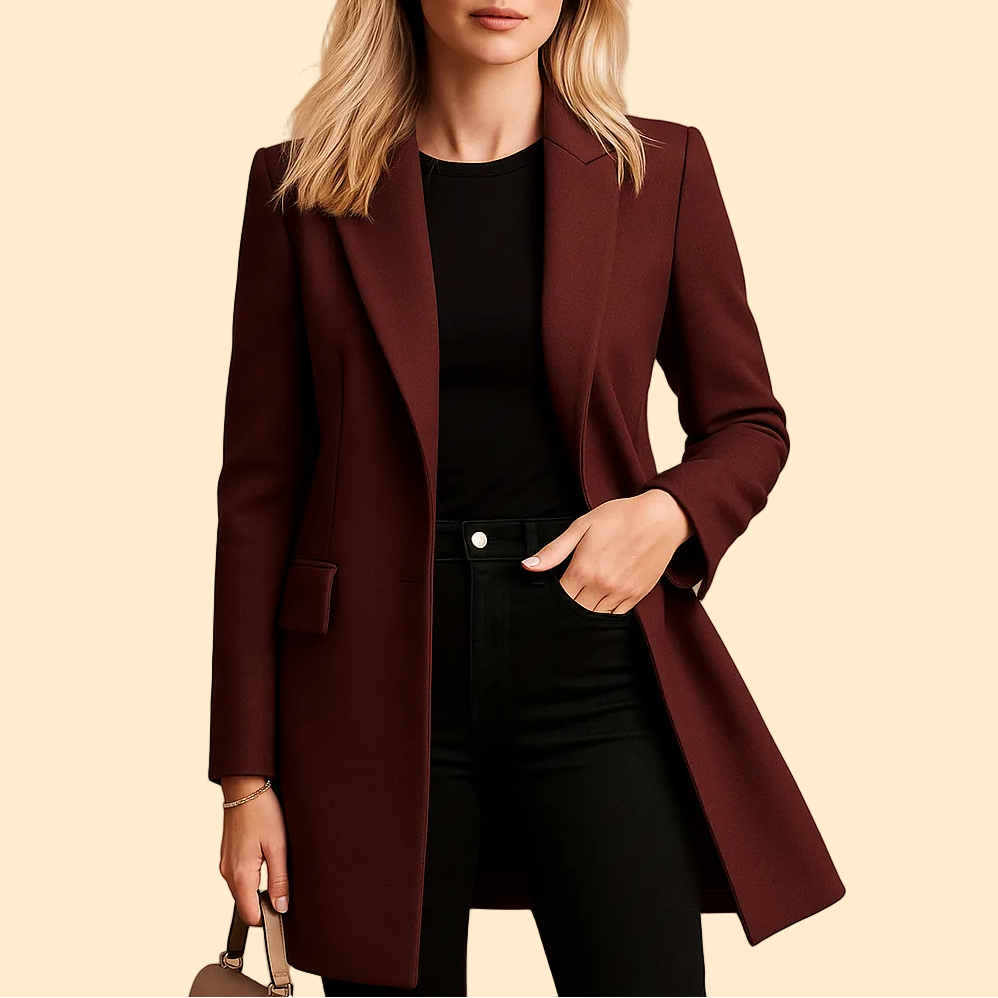 Getailleerde Dames Trenchcoat met Lange Pasvorm