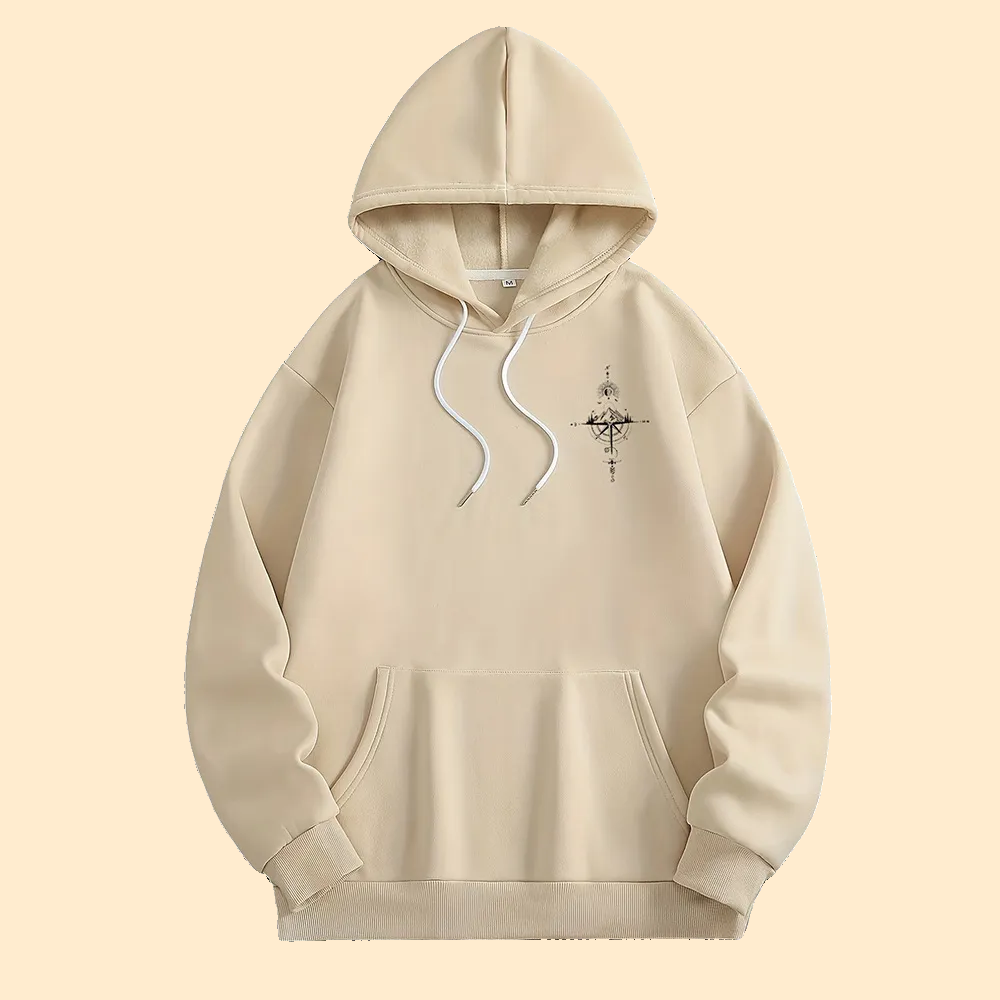Heren Kompas Hoodie met Comfort en stijl
