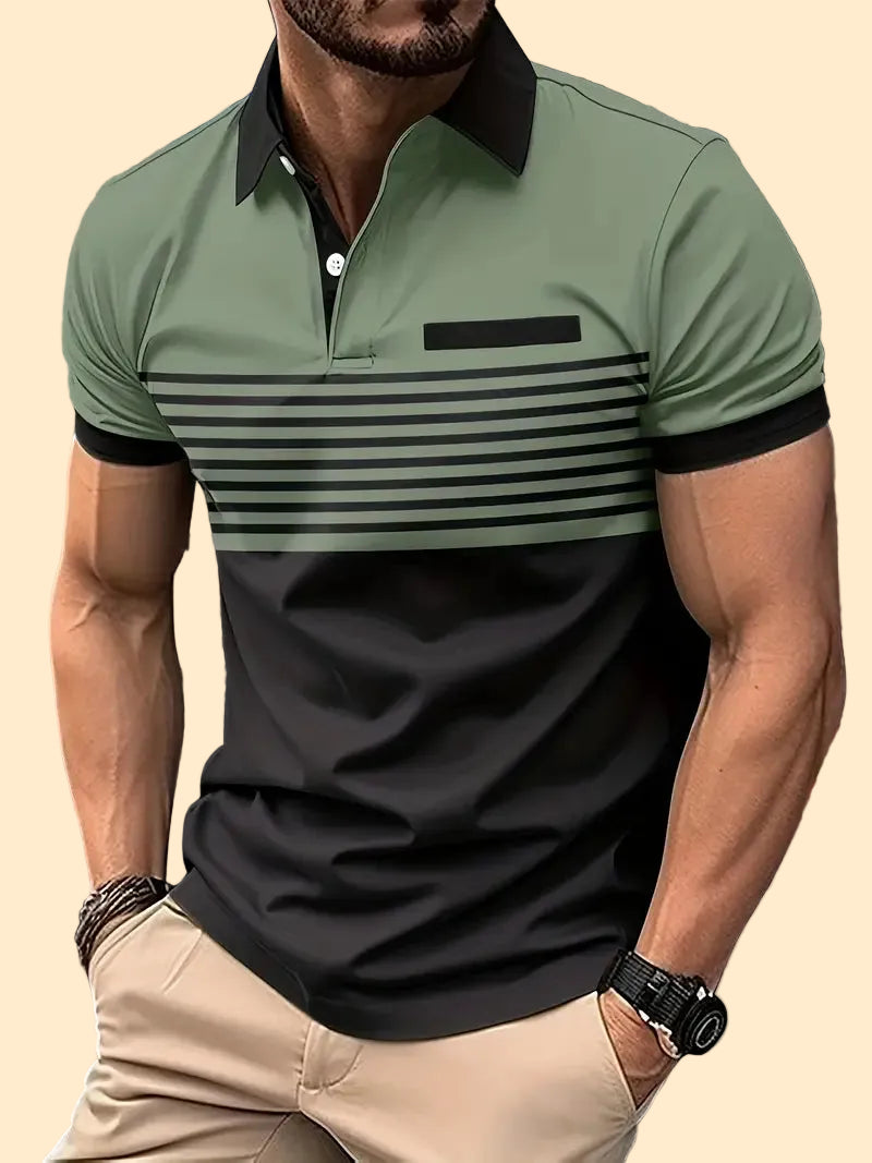 Sporty Muscle Fit Polo
