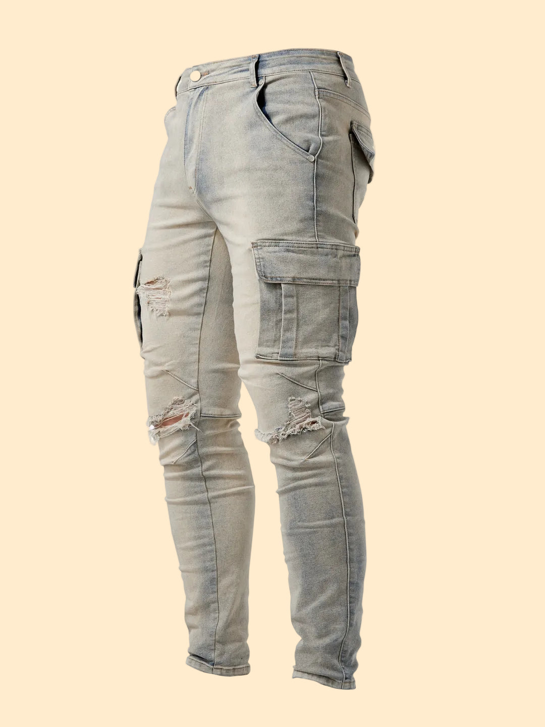 Heren Cargo Jeans - Streetstyle en comfort in één