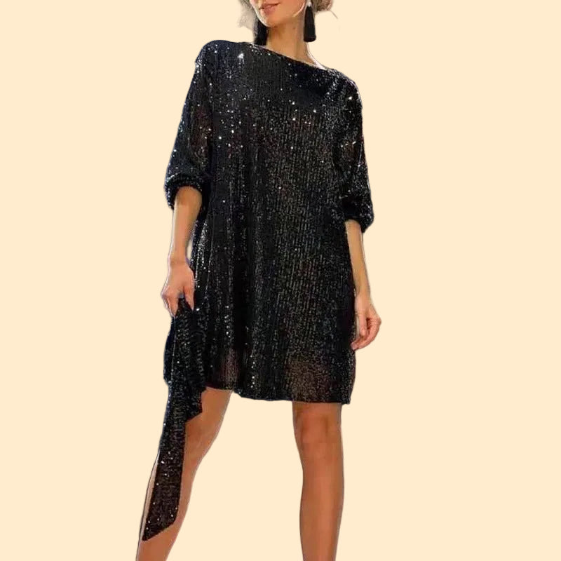 Glitter Glamoureuze Paillettenjurk