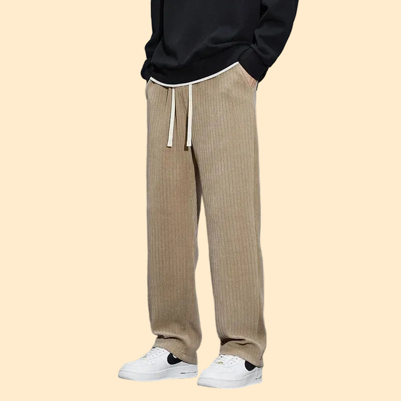 Heren Wide-leg Jogger met relaxte fit