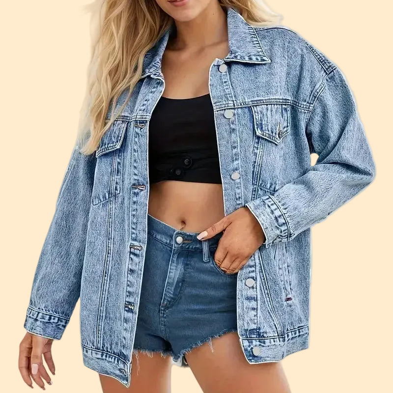 Trendy Oversized Denim Spijkerjas
