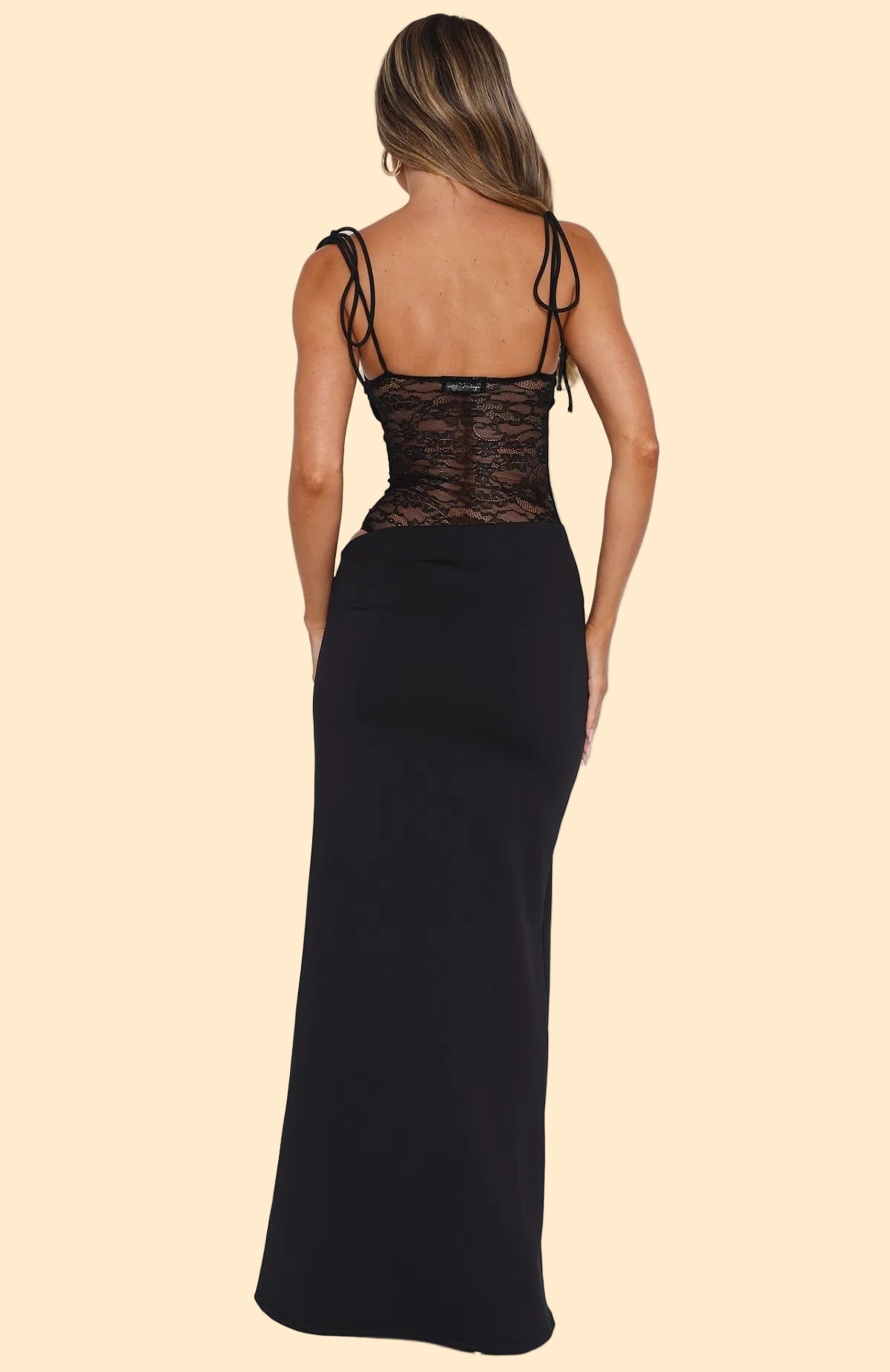 Elegante Maxi Jurk met Kant