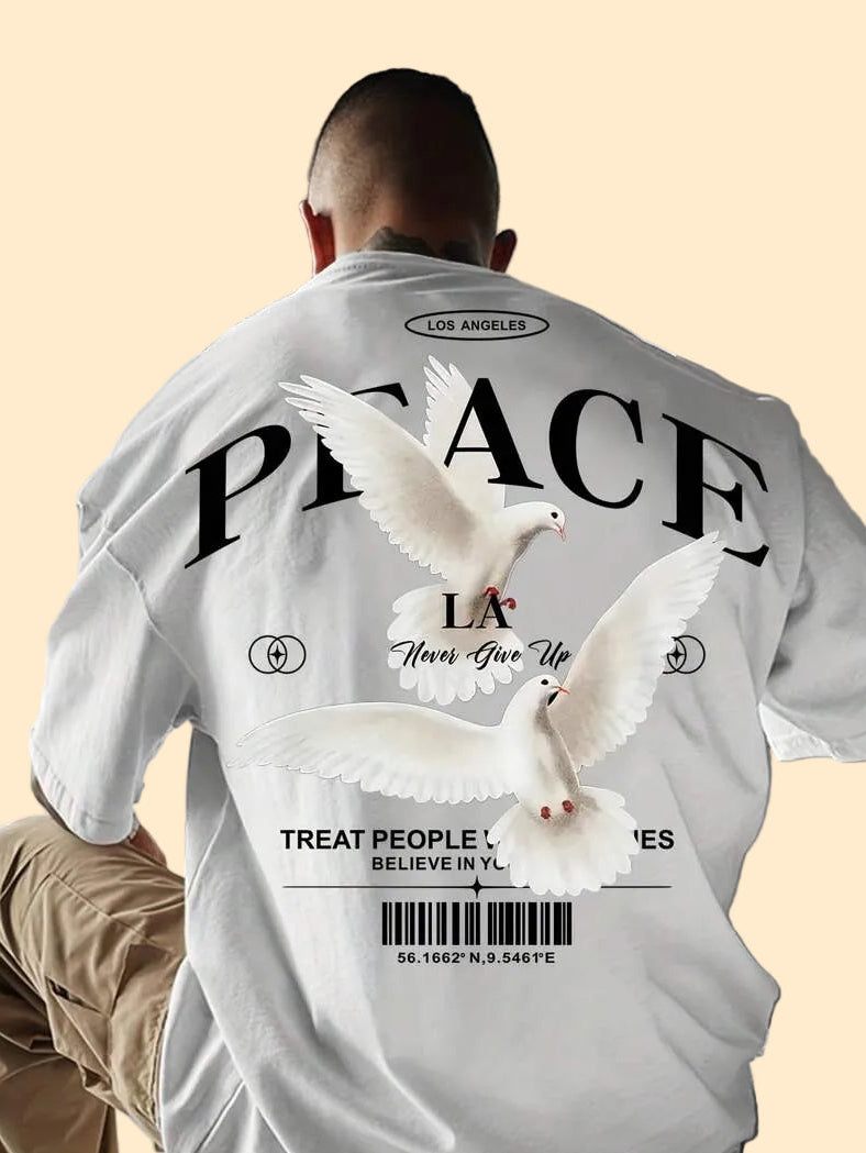 LOS ANGLES PEACE Design T-Shirt