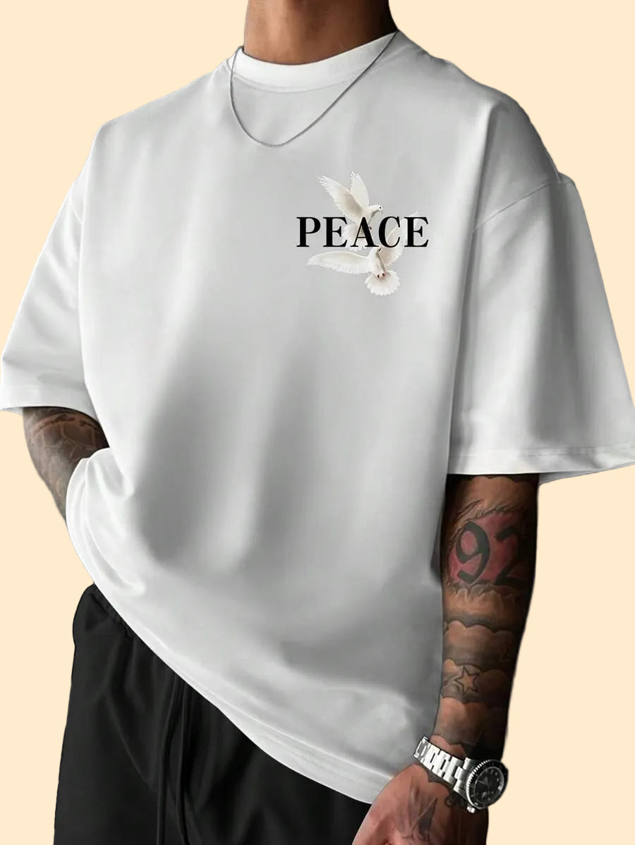 LOS ANGLES PEACE Design T-Shirt