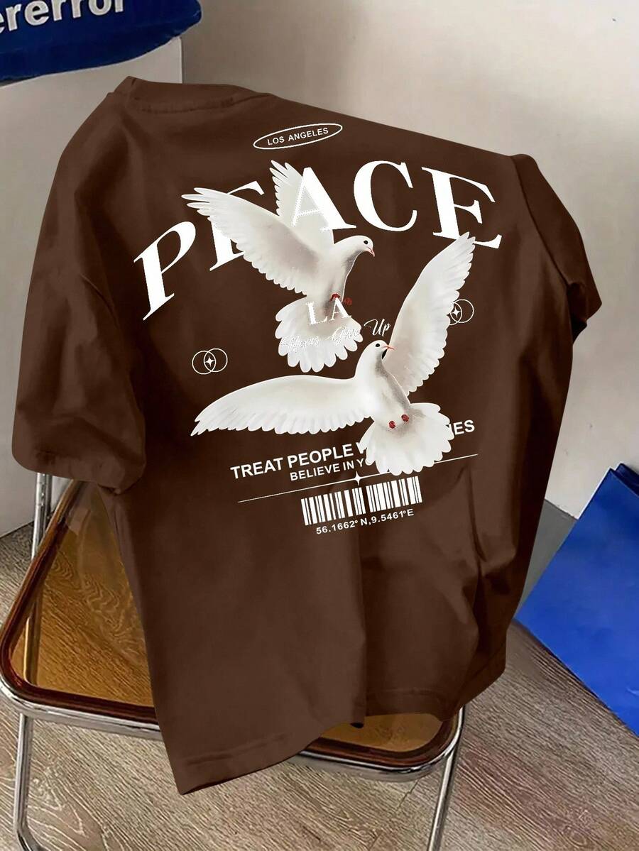 LOS ANGLES PEACE Design T-Shirt