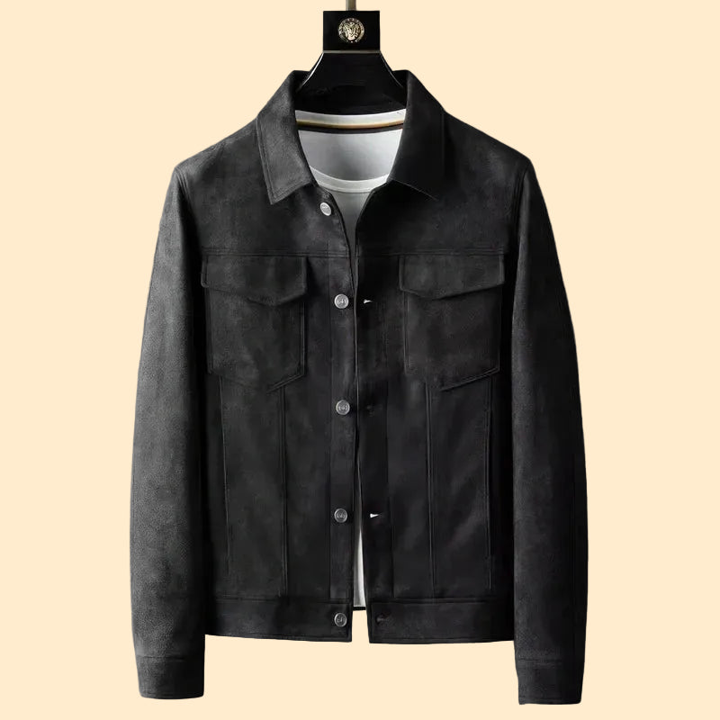 Street Casual Leather-Look Jacket