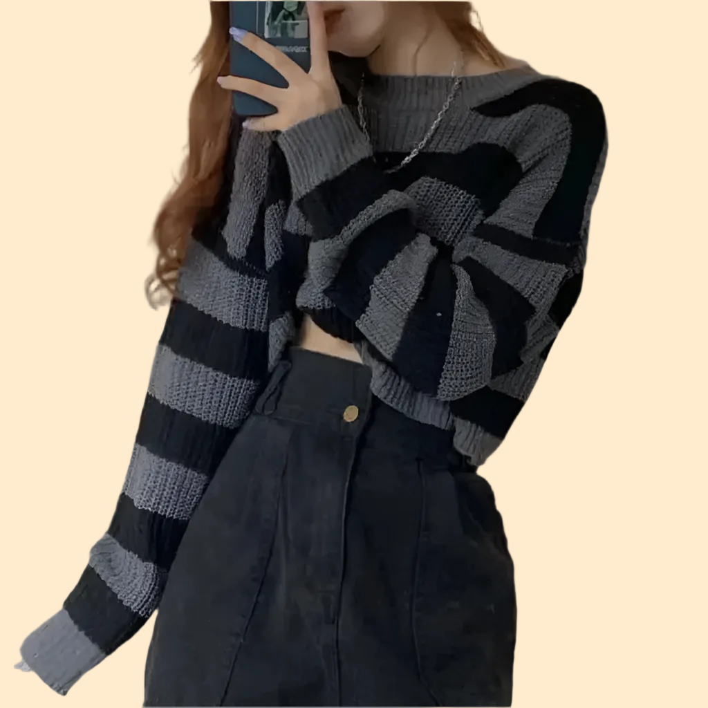 Striped Oversized Sweater