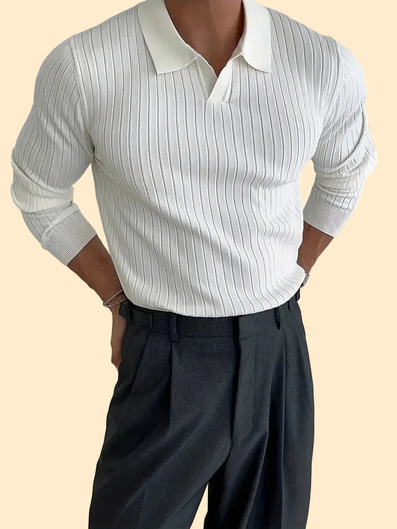 Muscle Fit Knit Sweater