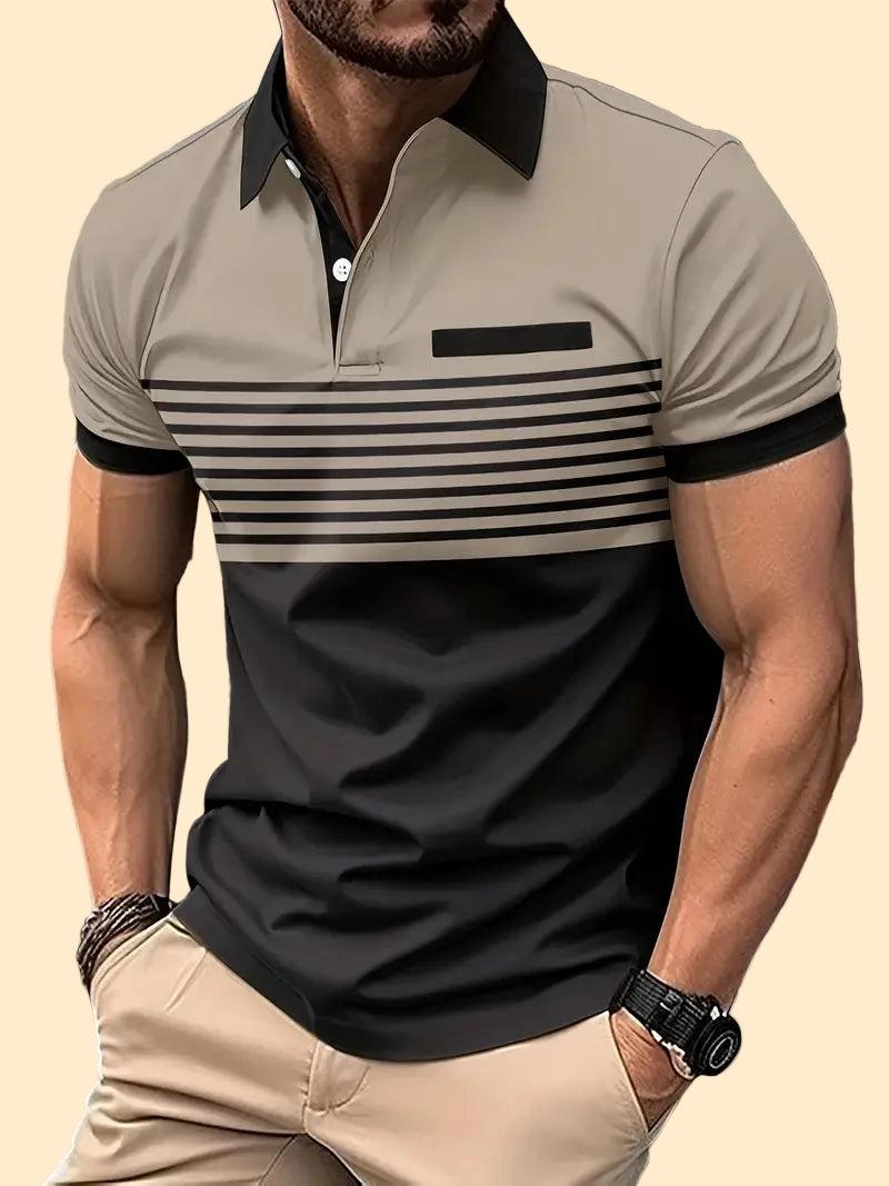 Sporty Muscle Fit Polo