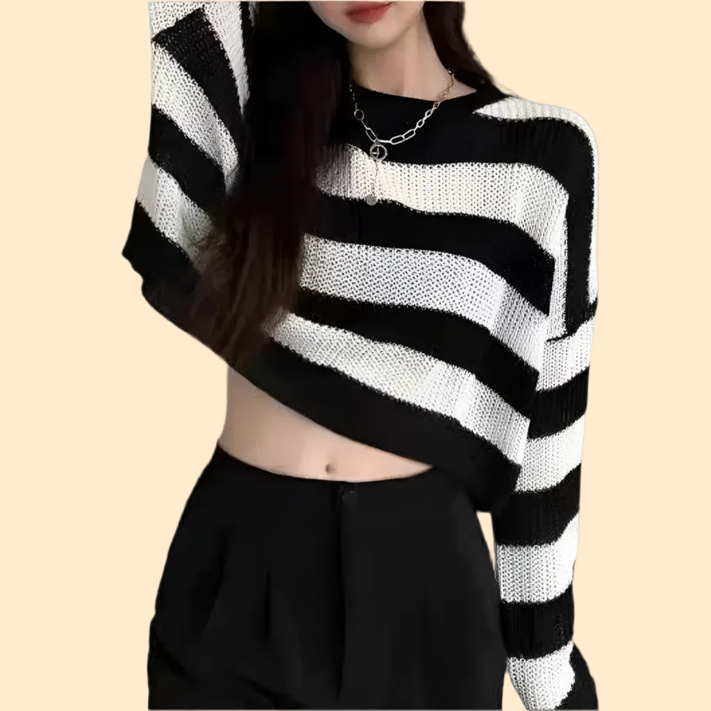 Striped Oversized Sweater