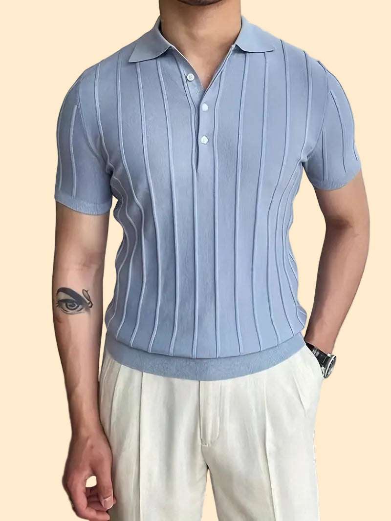 Casual Elegance Striped Shirt 