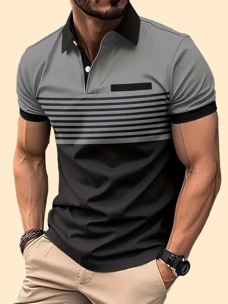 Sporty Muscle Fit Polo