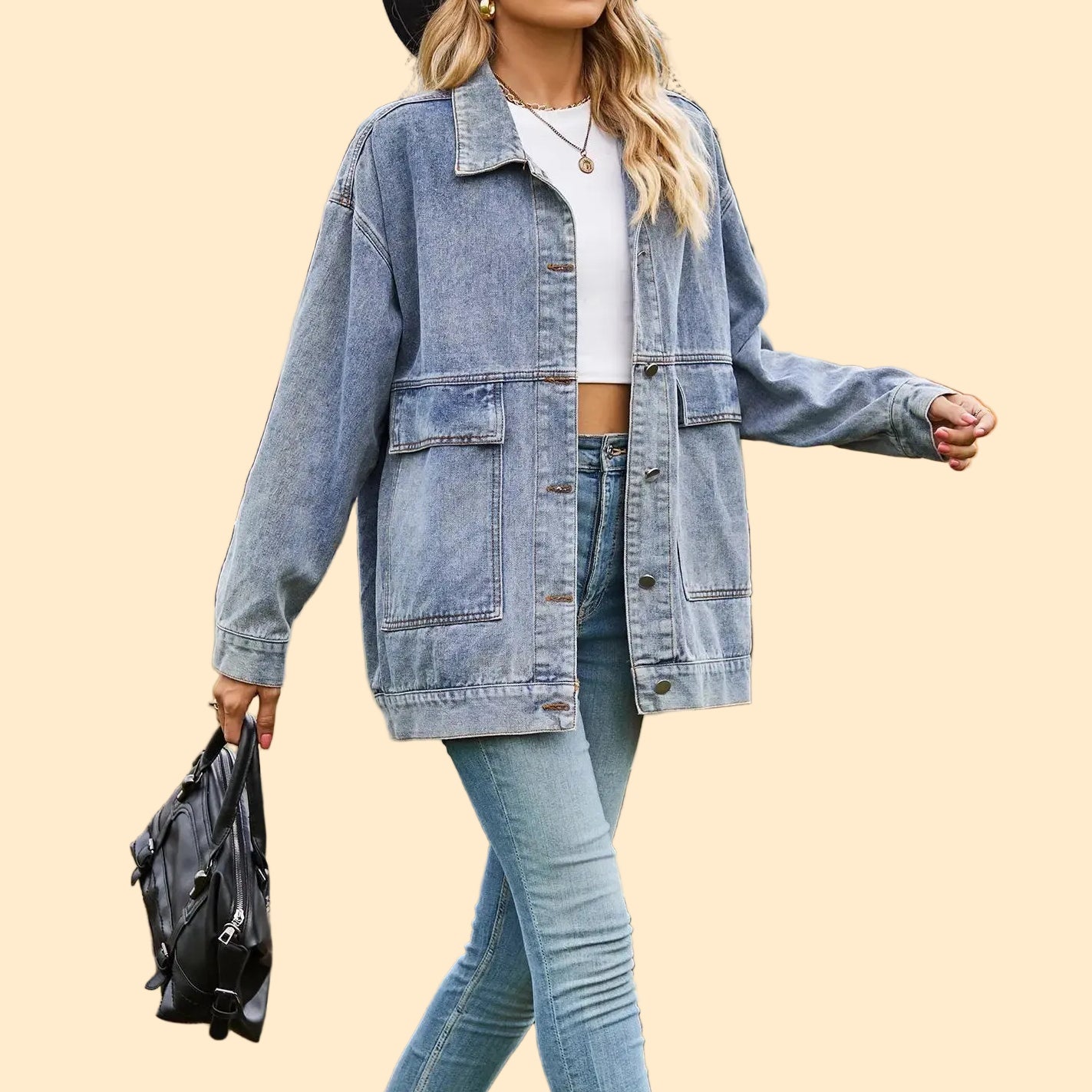 Oversized Spijkerjas met Streetstyle Flair