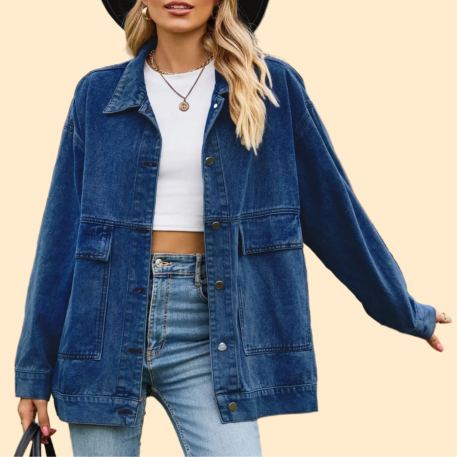 Oversized Spijkerjas met Streetstyle Flair