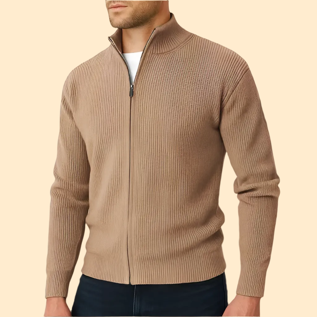 Full-Zip Cardigan Sweater