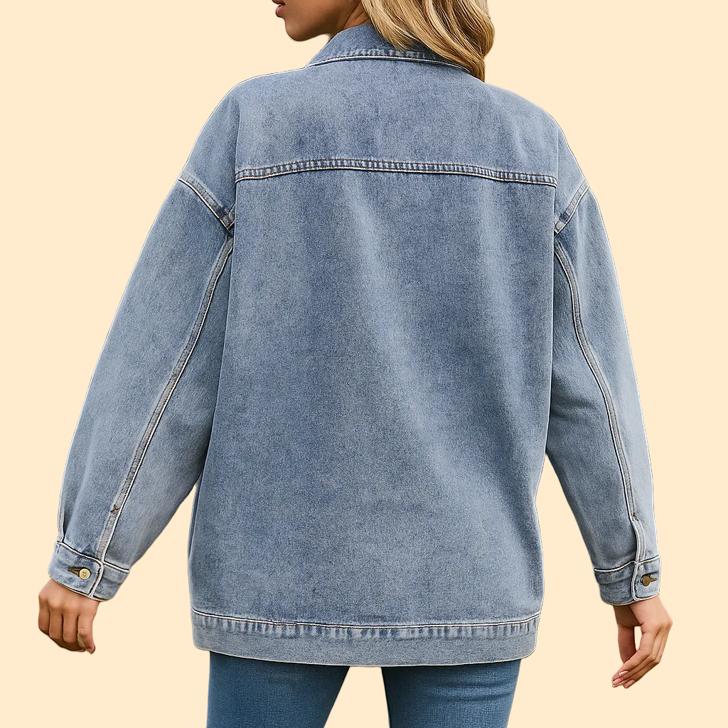 Oversized Spijkerjas met Streetstyle Flair