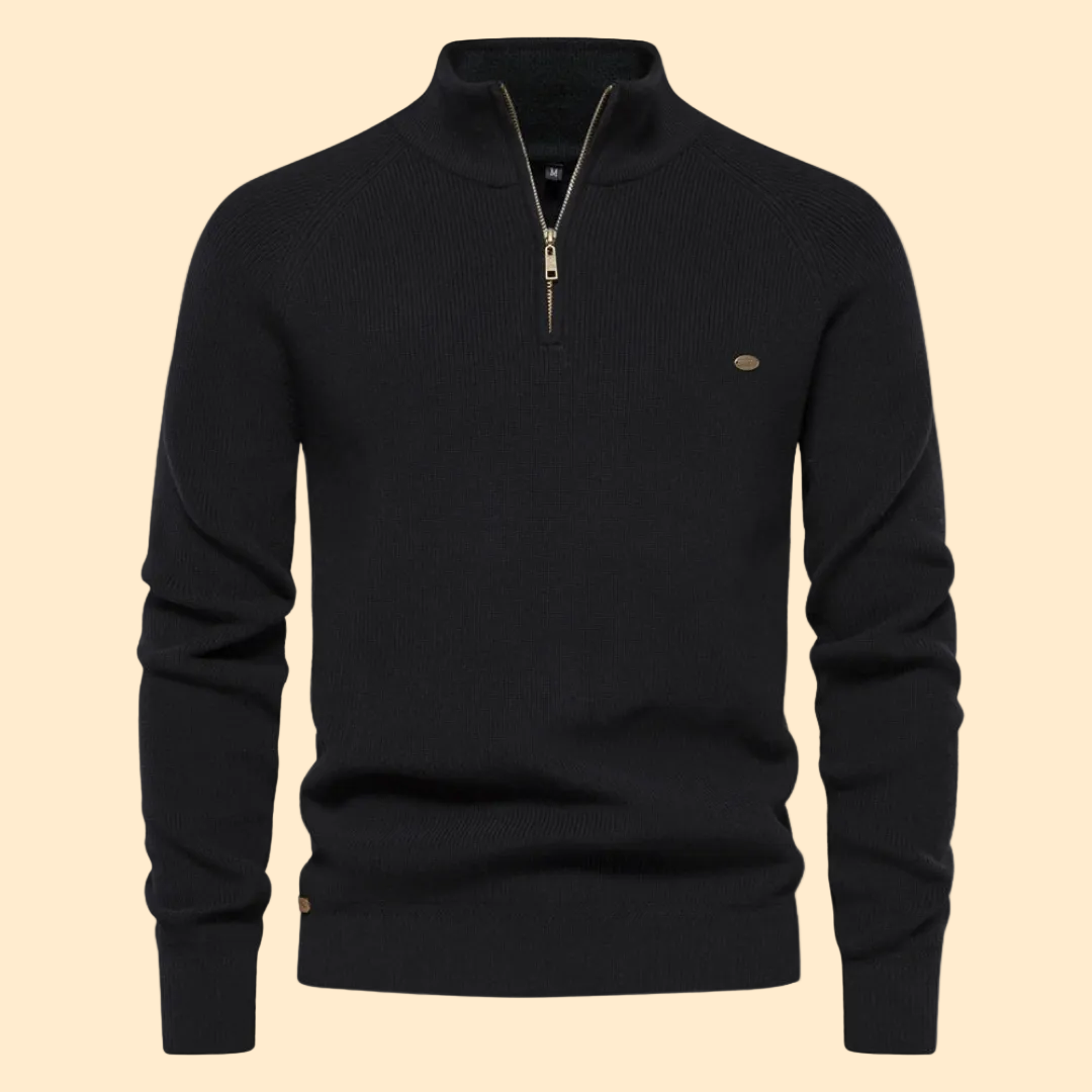 Aiopeson Sweater with Half-Zip
