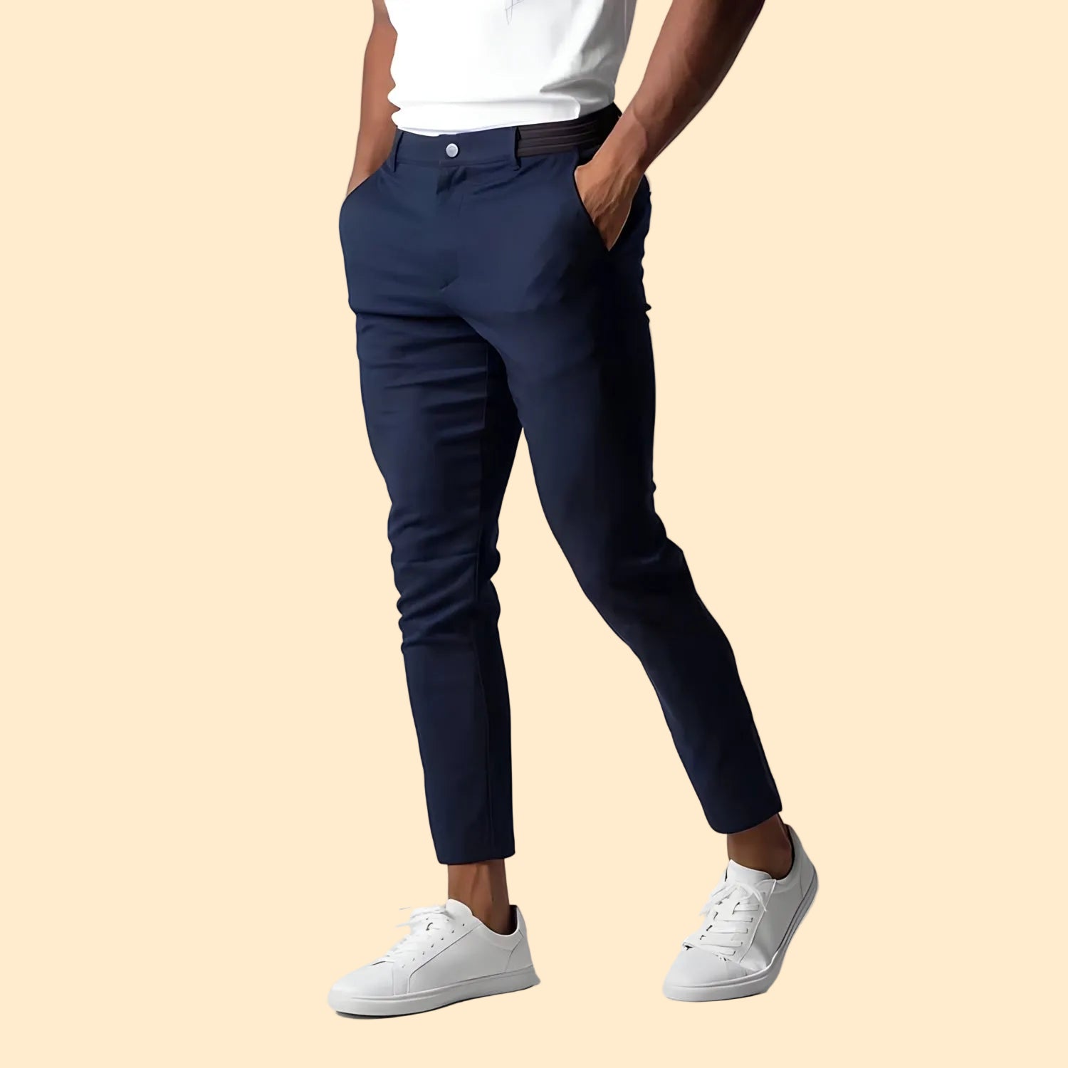 Wrinkle-Free Modern Mobility Trousers