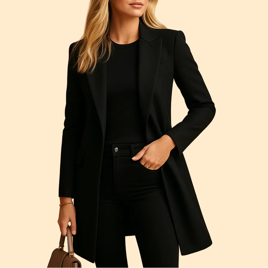 Getailleerde Dames Trenchcoat met Lange Pasvorm